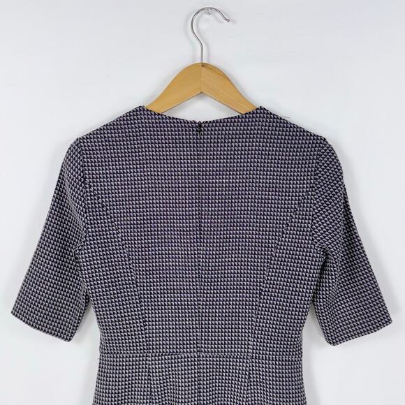 Boss Hugo Boss Women's Dalissa Sheath Dress Size 4 Purple Grey Printed - Picture 9 of 16
